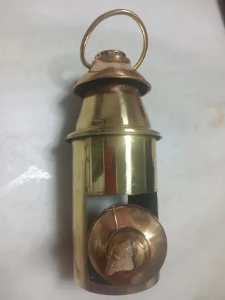 Farol candil bitácora latón