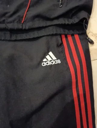 Chándal Adidas Hombre Negro Rojo
