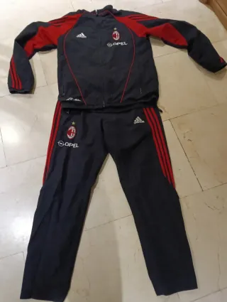 Chándal Adidas Hombre Negro Rojo