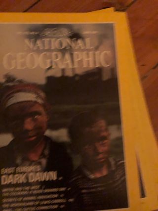 Revistas National Geographic 1991. 3 euros ejempla