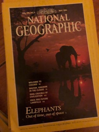 Revistas National Geographic 1991. 3 euros ejempla
