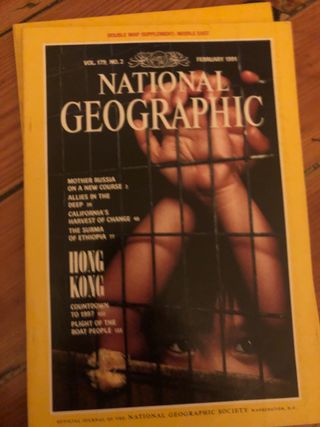 Revistas National Geographic 1991. 3 euros ejempla