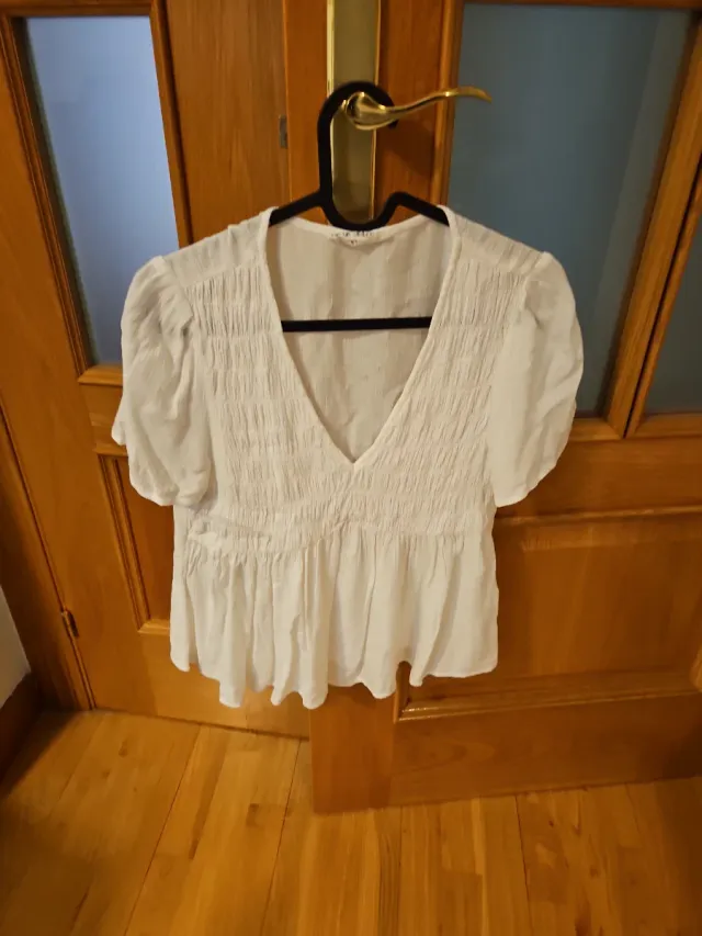 Blusa Brownie Blanca Talla S