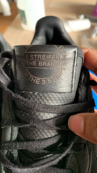 Zapatillas Adidas Talla 43.5 Negras/Beige