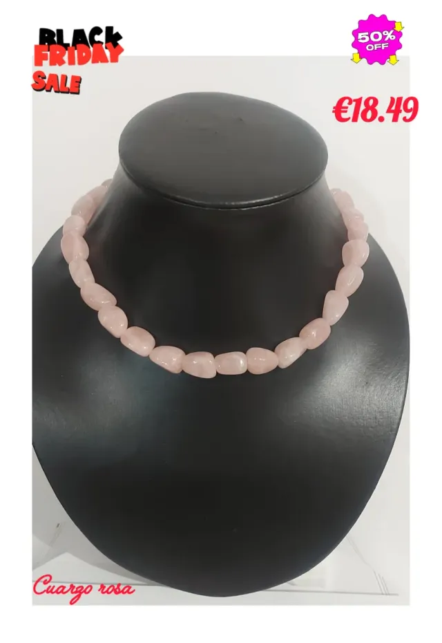 Lote collares oro y rosa