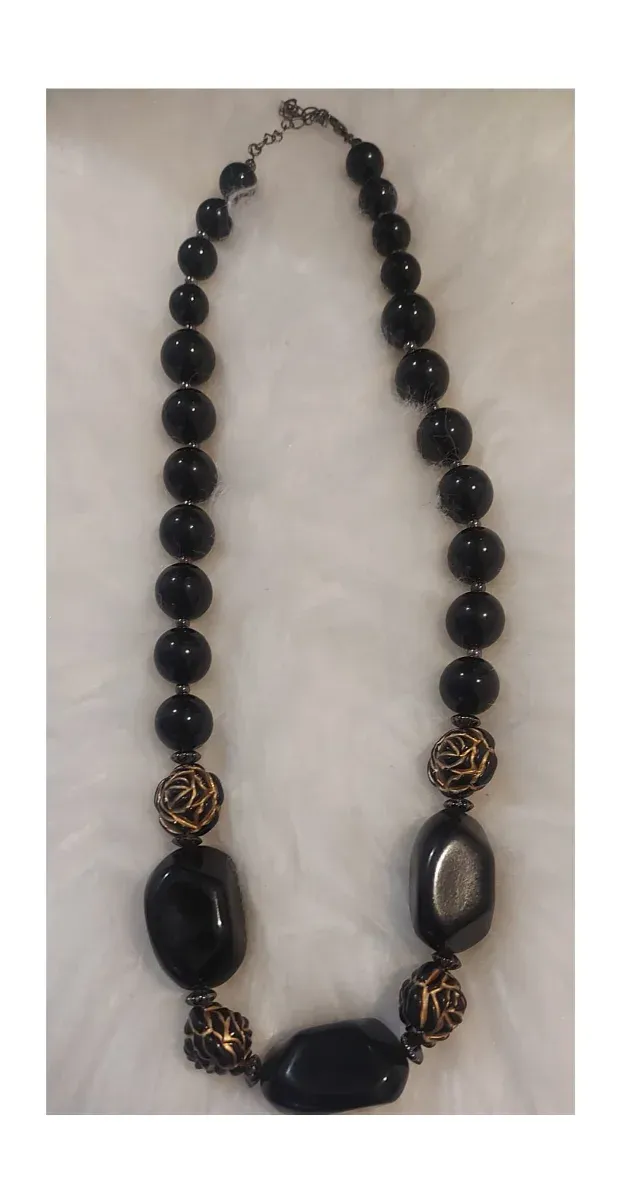 Lote collares oro y rosa