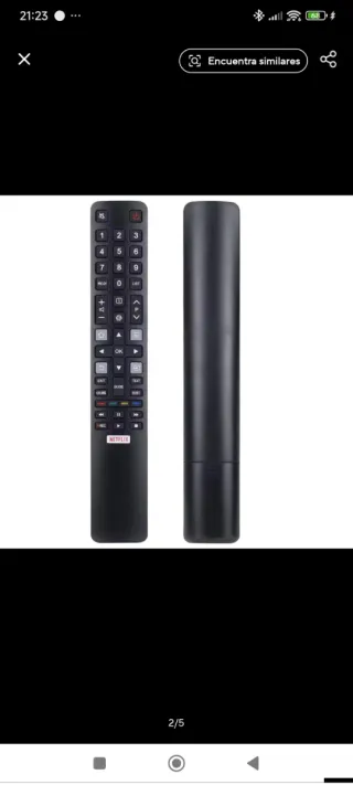 Mando distancia TCL para televisores de 32 a 75 p