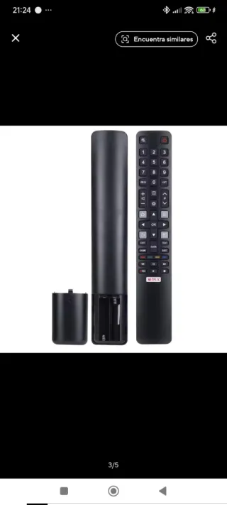 Mando distancia TCL para televisores de 32 a 75 p