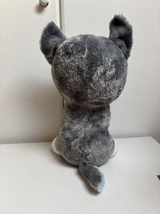 Peluche Husky Ojos Grandes Azul, tamaño grande