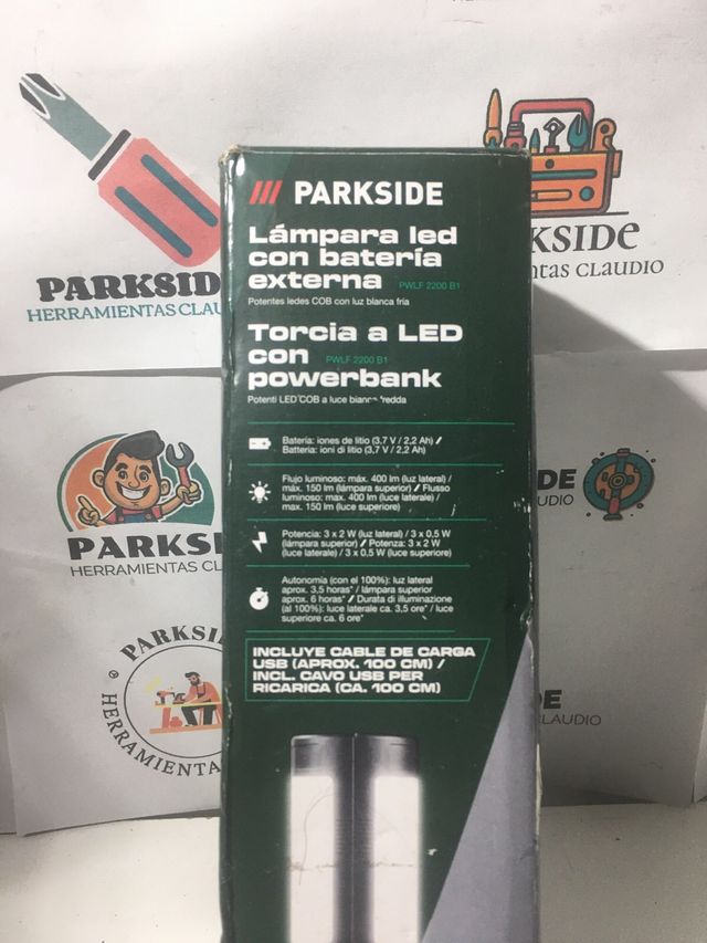 Lámpara LED Parkside con Powerbank