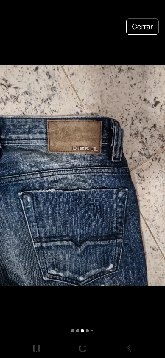 Pantalones vaqueros Diesel azules