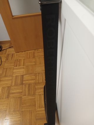 Bolso bandolera piel y neopreno negro