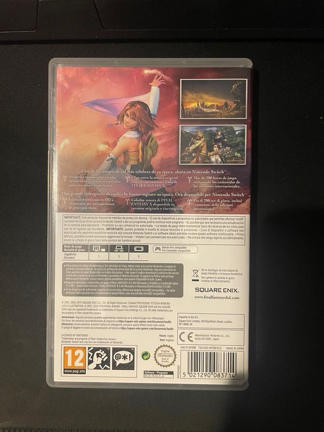 Final Fantasy X/X-2 HD Remaster Nintendo Switch