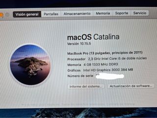 MacBook Pro 13 2011 Intel Core i5