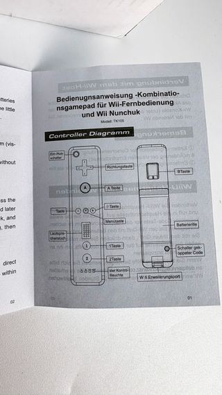 Mando de Juego Wii Remote + Wii Nunchuk con Funda