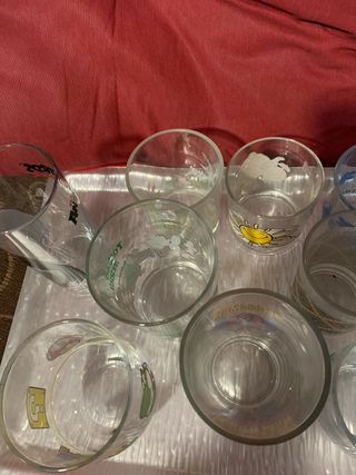 10 VASOS Originales Dibujos Animados y más