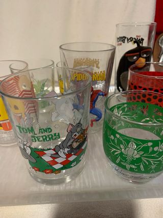 10 VASOS Originales Dibujos Animados y más