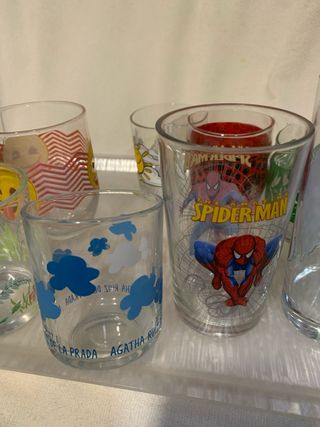 10 VASOS Originales Dibujos Animados y más