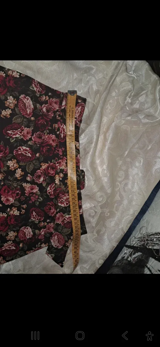 Gonna pantalone floreale