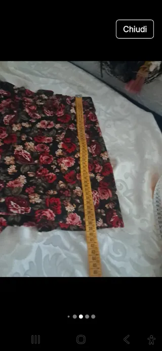 Gonna pantalone floreale