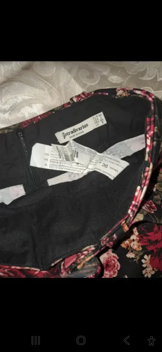 Gonna pantalone floreale