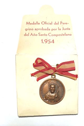 Medalla Oficial Peregrino Año Santo 1954