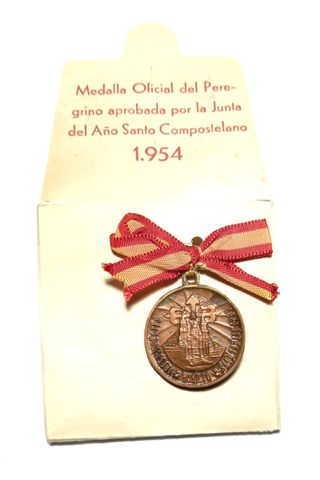 Medalla Oficial Peregrino Año Santo 1954
