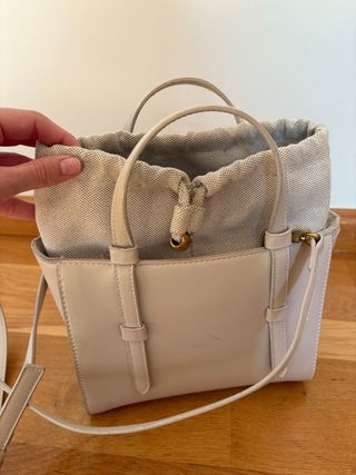Bolso Beige/Blanco