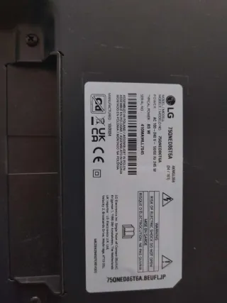 Televisión LG 75QNED86T6A