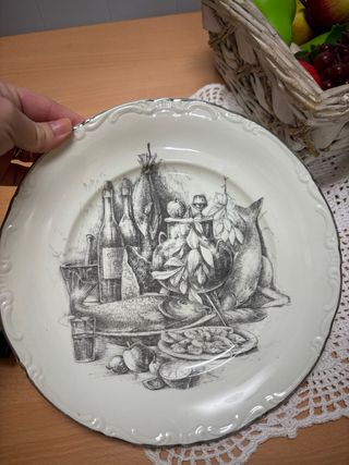 Plato decorativo Pontesa