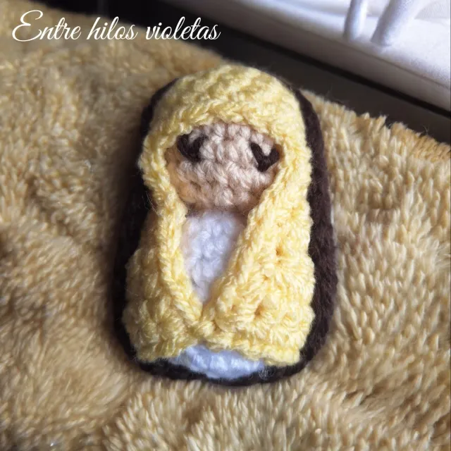 Belén de crochet: 3 figuras