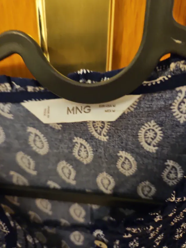 Blusa Mango Talla M Estampada