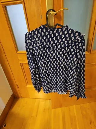 Blusa Mango Talla M Estampada