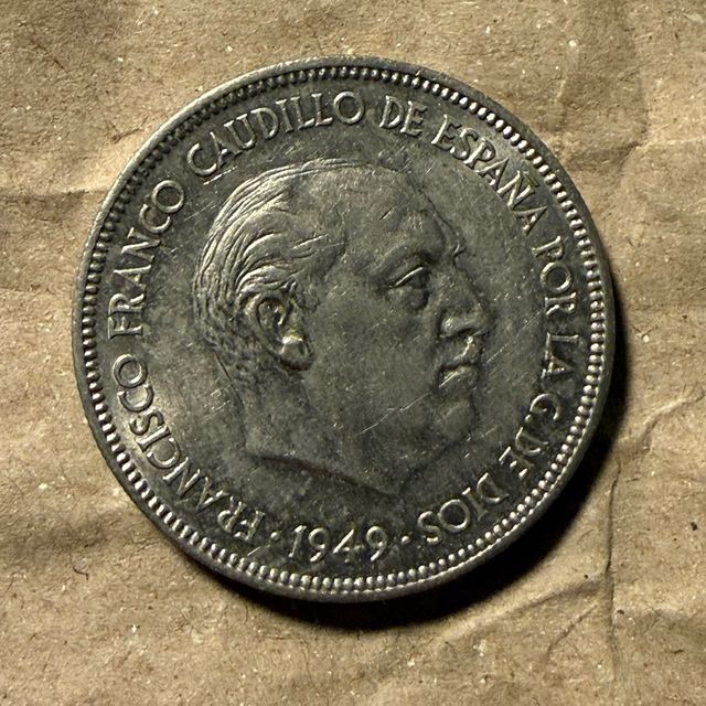 Moneda 5 Pesetas 1949 *49