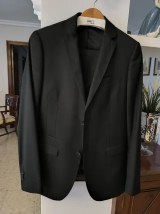 Traje de chaqueta negro caballero