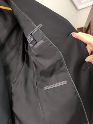 Traje de chaqueta negro caballero