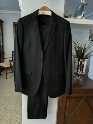 Traje de chaqueta negro caballero