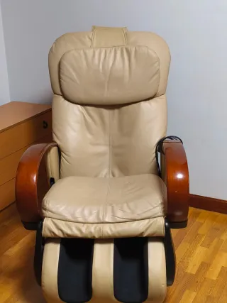 Sillón de Masajes Beige y Marrón