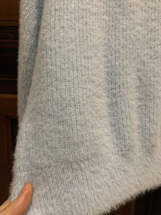 Cárdigan Bershka azul claro talla M