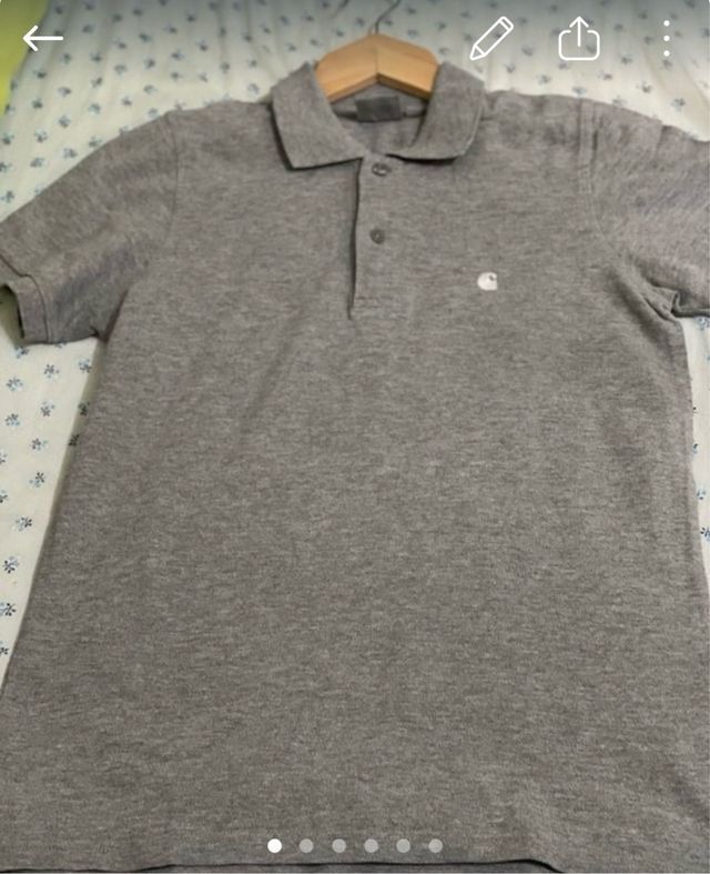 Pack Polos Carhartt Gris y Rojo 