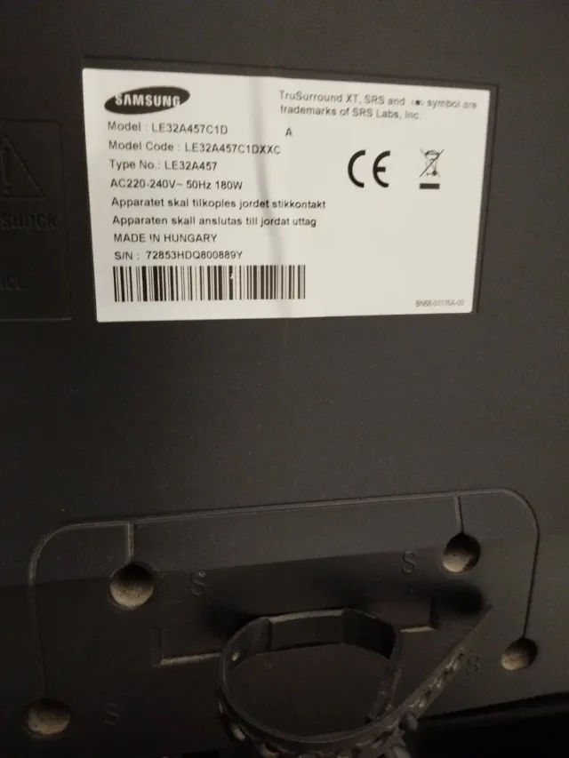 Televisor Samsung 32 Negro