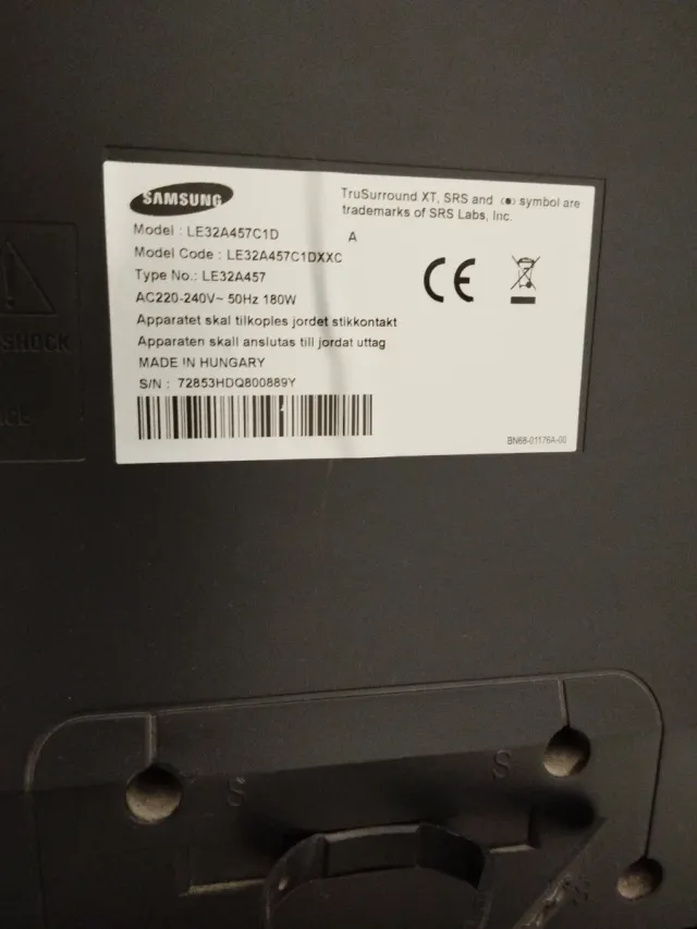 Televisor Samsung 32 Negro