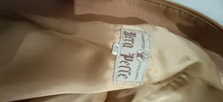 Giacca in pelle beige