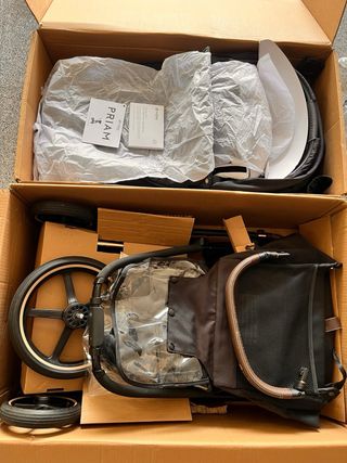 Cybex Priam Silla de Paseo Negra y dorado rosa