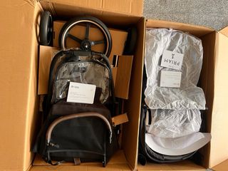 Cybex Priam Silla de Paseo Negra y dorado rosa