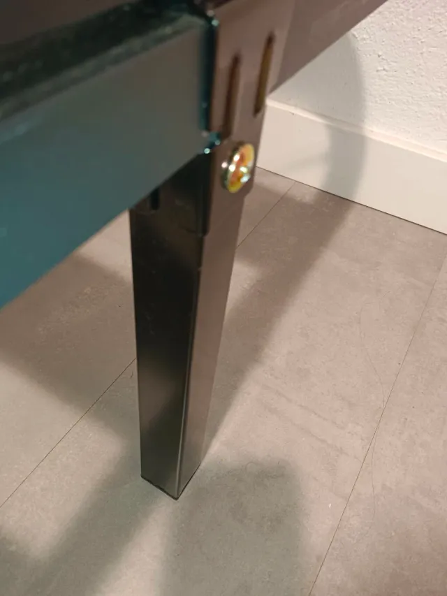 Somier y patas de madera y metal