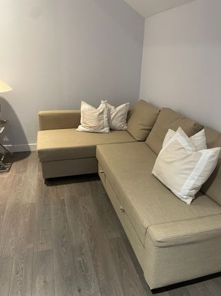 Sofá modular Ikea beige tela