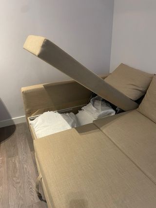 Sofá modular Ikea beige tela