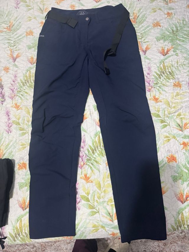 Pantalón senderismo/nieve azul