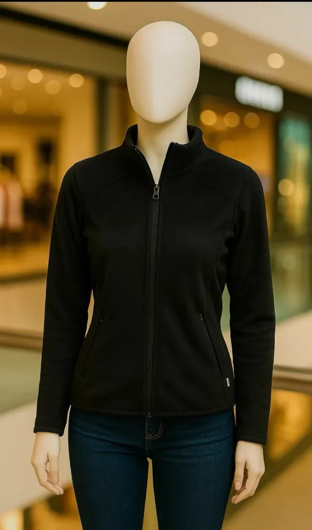 Forro polar mujer negro